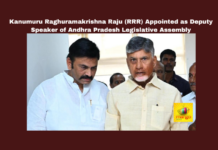 Kanumuru Raghuramakrishna Raju (RRR) Appointed as Deputy Speaker of Andhra Pradesh Legislative Assembly, Kanumuru Raghuramakrishna Raju, Deputy Speaker, Andhra Pradesh Assembly, TDP, YSR Congress Party, CM Chandrababu Naidu, YS Jagan Mohan Reddy, Ratchabanda, Undi MLA, Andhra Politics, 2024 Elections, Andhra Pradesh, AP Live Updates, Live Updates, Breaking News, Headlines, Live News, Mango News