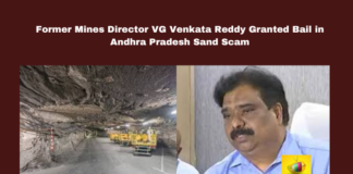 Former Mines Director VG Venkata Reddy Granted Bail in Andhra Pradesh Sand Scam, Andhra Pradesh sand scam, VG Venkata Reddy bail, Vijayawada ACB court, sand mining corruption, Rs 2,566 crore scam, Jayaprakash Power Ventures, YSRCP government scandals, sand mining irregularities, Mines and Minerals Act violations, Anti-Corruption Bureau investigation, Andhra Pradesh, AP Live Updates, Live Updates, Breaking News, Headlines, Live News, Mango News