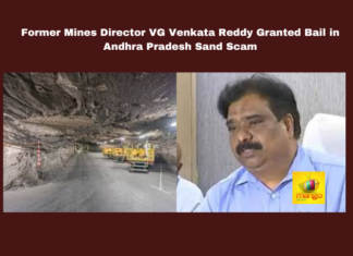 Former Mines Director VG Venkata Reddy Granted Bail in Andhra Pradesh Sand Scam, Andhra Pradesh sand scam, VG Venkata Reddy bail, Vijayawada ACB court, sand mining corruption, Rs 2,566 crore scam, Jayaprakash Power Ventures, YSRCP government scandals, sand mining irregularities, Mines and Minerals Act violations, Anti-Corruption Bureau investigation, Andhra Pradesh, AP Live Updates, Live Updates, Breaking News, Headlines, Live News, Mango News
