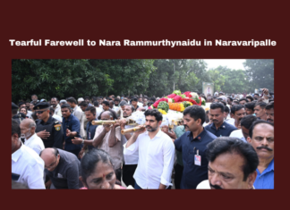 Tearful Farewell to Nara Rammurthynaidu in Naravaripalle, Nara Rammurthynaidu last rites, Chandrababu Naidu family news, Tirupati Chandragiri MLA, TDP leader funeral, Naravaripalle tributes, Rammurthynaidu obituary, Andhra Pradesh political leaders, Chandrababu Naidu brother news, celebrity tributes Tirupati, Chandragiri constituency mourning, Andhra Pradesh, AP Live Updates, Live Updates, Breaking News, Headlines, Live News, Mango News
