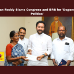 Kishan Reddy Slams Congress and BRS for 'Degenerate Politics', Hyderabad, Kishan Reddy, BRS, Congress, Telangana politics, KCR criticism, Revanth Reddy, BJP election strategy, Telangana debt, BJP organizational meetings, corruption allegations, Telangana, TS Live Updates, TS Political News, Political News, Mango News