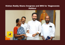 Kishan Reddy Slams Congress and BRS for 'Degenerate Politics', Hyderabad, Kishan Reddy, BRS, Congress, Telangana politics, KCR criticism, Revanth Reddy, BJP election strategy, Telangana debt, BJP organizational meetings, corruption allegations, Telangana, TS Live Updates, TS Political News, Political News, Mango News