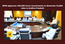 SIPB Approves ₹85000 Crore Investments to Generate 33966 Jobs in Andhra Pradesh, Andhra Pradesh investments, SIPB meeting, Chandrababu Naidu, ArcelorMittal Nippon Steel, LG Electronics, industrial projects Andhra Pradesh, job creation, land pooling, Andhra Pradesh economy, TDP government policies, CM Chandrababu, Andhra Pradesh, AP Live Updates, Live Updates, Breaking News, Headlines, Live News, Mango News