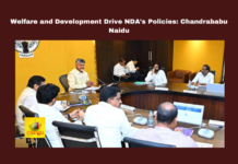 Welfare and Development Drive NDA's Policies: Chandrababu Naidu, Chandrababu Naidu, Andhra Pradesh development, welfare schemes, TDP policies, NDA governance, law enforcement, Deepam-2 scheme, Drone City Orvakallu, job creation, social media regulation, public safety, CM Chandrababu, Andhra Pradesh, AP Live Updates, Live Updates, Breaking News, Headlines, Live News, Mango News