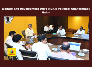 Welfare and Development Drive NDA's Policies: Chandrababu Naidu, Chandrababu Naidu, Andhra Pradesh development, welfare schemes, TDP policies, NDA governance, law enforcement, Deepam-2 scheme, Drone City Orvakallu, job creation, social media regulation, public safety, CM Chandrababu, Andhra Pradesh, AP Live Updates, Live Updates, Breaking News, Headlines, Live News, Mango News