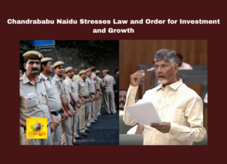 Chandrababu Naidu Stresses Law and Order for Investment and Growth, Andhra Pradesh law and order, Chandrababu Naidu announcements, police recruitment AP, investment-friendly policies, AP drug crackdown, land mafia Andhra Pradesh, cybercrime prevention AP, forensic science campus, PD Act reforms, TDP governance priorities, CM Chandrababu, Andhra Pradesh, AP Live Updates, Live Updates, Breaking News, Headlines, Live News, Mango News