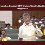 Swarnandhra Pradesh 2047 Vision: Wealth, Health, and Happiness Swarnandhra Pradesh 2047 Vision: Wealth, Health, and Happiness, Swarnandhra Pradesh 2047, Chandrababu Naidu vision document, Andhra Pradesh development, Amaravati capital works, green energy Andhra Pradesh, skill development initiatives, rural infrastructure AP, global industrial parks, white-collar jobs AP, poverty eradication plans, CM Chandrababu, Andhra Pradesh, AP Live Updates, Live Updates, Breaking News, Headlines, Live News, Mango News