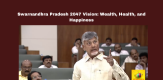 Swarnandhra Pradesh 2047 Vision: Wealth, Health, and Happiness, Swarnandhra Pradesh 2047, Chandrababu Naidu vision document, Andhra Pradesh development, Amaravati capital works, green energy Andhra Pradesh, skill development initiatives, rural infrastructure AP, global industrial parks, white-collar jobs AP, poverty eradication plans, CM Chandrababu, Andhra Pradesh, AP Live Updates, Live Updates, Breaking News, Headlines, Live News, Mango News