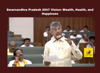 Swarnandhra Pradesh 2047 Vision: Wealth, Health, and Happiness, Swarnandhra Pradesh 2047, Chandrababu Naidu vision document, Andhra Pradesh development, Amaravati capital works, green energy Andhra Pradesh, skill development initiatives, rural infrastructure AP, global industrial parks, white-collar jobs AP, poverty eradication plans, CM Chandrababu, Andhra Pradesh, AP Live Updates, Live Updates, Breaking News, Headlines, Live News, Mango News