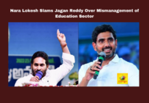 Nara Lokesh Slams Jagan Reddy Over Mismanagement of Education Sector, Nara Lokesh education reforms, Andhra Pradesh education news, Jagan Mohan Reddy criticism, tuition fee arrears cleared, Nadu-Nedu scheme failures, government school infrastructure, Andhra Pradesh teacher recruitment, student welfare Andhra Pradesh, education sector improvements, Amaravati political news, AP Live Updates, Live Updates, Breaking News, Headlines, Live News, Mango News