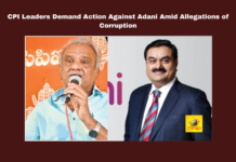 CPI Leaders Demand Action Against Adani Amid Allegations of Corruption, CPI Adani allegations, Gautam Adani controversy, Andhra Pradesh politics, CPI K. Narayana statement, Ramakrishna criticism, power purchase agreements, corruption allegations Adani, Chandrababu Naidu response, YS Jagan Adani ties, Andhra Pradesh governance, Andhra Pradesh, AP Live Updates, Live Updates, Breaking News, Headlines, Live News, Mango News