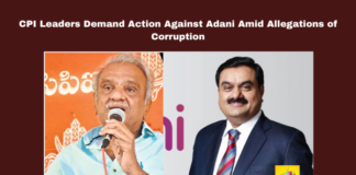 CPI Leaders Demand Action Against Adani Amid Allegations of Corruption, CPI Adani allegations, Gautam Adani controversy, Andhra Pradesh politics, CPI K. Narayana statement, Ramakrishna criticism, power purchase agreements, corruption allegations Adani, Chandrababu Naidu response, YS Jagan Adani ties, Andhra Pradesh governance, Andhra Pradesh, AP Live Updates, Live Updates, Breaking News, Headlines, Live News, Mango News