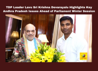 TDP Leader Lavu Sri Krishna Devarayalu Highlights Key Andhra Pradesh Issues Ahead of Parliament Winter Session, TDP Parliament session, Polavaram Project update, Andhra Pradesh Reorganization Act, Kadapa Steel Plant, Godavari Penna river link, Vijayawada floods, AP oil refinery, Lavu Sri Krishna Devarayalu, AP issues in Parliament, migrant worker laws India, CM Chandrababu, Andhra Pradesh, AP Live Updates, Live Updates, Breaking News, Headlines, Live News, Mango News