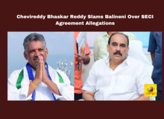 Chevireddy Bhaskar Reddy Slams Balineni Over SECI Agreement Allegations, SECI agreement, Chevireddy Bhaskar Reddy, Balineni Srinivas Reddy, Andhra Pradesh politics, YSRCP allegations, SECI power deal, affordable electricity, Chandrababu Naidu, YS Jagan Mohan Reddy, Andhra Pradesh news, Andhra Pradesh, AP Live Updates, Live Updates, Breaking News, Headlines, Live News, Mango News