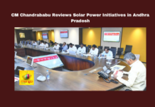CM Chandrababu Reviews Solar Power Initiatives in Andhra Pradesh, Chandrababu Naidu, Andhra Pradesh solar power, PM Suryagarh, Kusum scheme, Solar Village initiative, renewable energy in AP, SC ST solar projects, Kuppam solar project, clean energy Andhra Pradesh, sustainable development, CM Chandrababu, Andhra Pradesh, AP Live Updates, Live Updates, Breaking News, Headlines, Live News, Mango News
