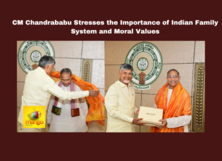 CM Chandrababu Stresses the Importance of Indian Family System and Moral Values, Chandrababu Naidu, Indian family system, Chaganti Koteswara Rao, moral values in education, youth empowerment, Indian culture, Nara Lokesh, student development, preserving traditions, Andhra Pradesh governance, CM Chandrababu, Andhra Pradesh, AP Live Updates, Live Updates, Breaking News, Headlines, Live News, Mango News