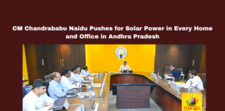 CM Chandrababu Naidu Pushes for Solar Power in Every Home and Office in Andhra Pradesh, Chandrababu Naidu, solar power, Andhra Pradesh solarisation, renewable energy, solar energy adoption, PM Surya Ghar, Kusum scheme, Kuppam project, solar energy revenue, government initiatives, CM Chandrababu, Andhra Pradesh, AP Live Updates, Live Updates, Breaking News, Headlines, Live News, Mango News