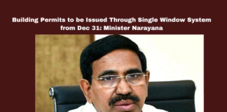 Building Permits to be Issued Through Single Window System from Dec 31: Minister Narayana, building permits, single window system, Andhra Pradesh government, construction approvals, municipal administration, P Narayana, TDR issues, MEPMA, World Bank loan, Amruth-2 project, CM Chandrababu, Andhra Pradesh, AP Live Updates, Live Updates, Breaking News, Headlines, Live News, Mango News