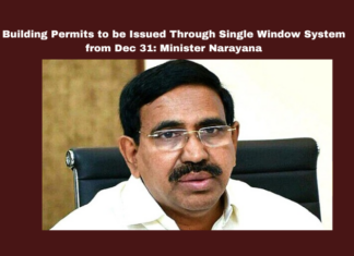 Building Permits to be Issued Through Single Window System from Dec 31: Minister Narayana, building permits, single window system, Andhra Pradesh government, construction approvals, municipal administration, P Narayana, TDR issues, MEPMA, World Bank loan, Amruth-2 project, CM Chandrababu, Andhra Pradesh, AP Live Updates, Live Updates, Breaking News, Headlines, Live News, Mango News