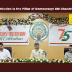 Constitution is the Pillar of Democracy: CM Chandrababu, Chandrababu Naidu, Constitution Day, BR Ambedkar, Indian democracy, Telugu leaders, Andhra Pradesh, equality, TDP, National Flag, Constitution safeguards, CM Chandrababu, Andhra Pradesh, AP Live Updates, Live Updates, Breaking News, Headlines, Live News, Mango News