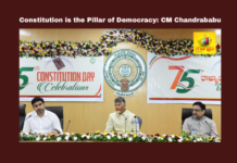 Constitution is the Pillar of Democracy: CM Chandrababu, Chandrababu Naidu, Constitution Day, BR Ambedkar, Indian democracy, Telugu leaders, Andhra Pradesh, equality, TDP, National Flag, Constitution safeguards, CM Chandrababu, Andhra Pradesh, AP Live Updates, Live Updates, Breaking News, Headlines, Live News, Mango News