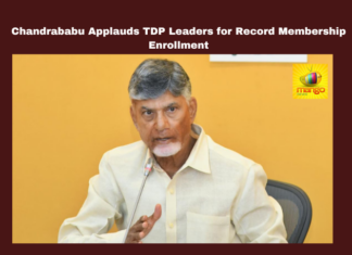 Chandrababu Applauds TDP Leaders for Record Membership Enrollment, Chandrababu Naidu, TDP membership drive, Telugu Desam Party, Nara Lokesh, Amaravati news, Andhra Pradesh politics, grassroots activists, permanent membership, road repairs, land issues, CM Chandrababu, Andhra Pradesh, AP Live Updates, Live Updates, Breaking News, Headlines, Live News, Mango News