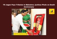 YS Jagan Pays Tributes to Mahatma Jyotirao Phule on Death Anniversary, YS Jagan Mohan Reddy, Jyotirao Phule death anniversary, YSRCP leaders, social justice, women’s education, BC communities, Tadepalli event, floral tributes, marginalized communities, YSRCP governance, Andhra Pradesh, AP Live Updates, Live Updates, Breaking News, Headlines, Live News, Mango News