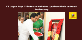 YS Jagan Pays Tributes to Mahatma Jyotirao Phule on Death Anniversary, YS Jagan Mohan Reddy, Jyotirao Phule death anniversary, YSRCP leaders, social justice, women’s education, BC communities, Tadepalli event, floral tributes, marginalized communities, YSRCP governance, Andhra Pradesh, AP Live Updates, Live Updates, Breaking News, Headlines, Live News, Mango News