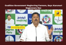 Coalition Government Neglecting Farmers, Says Karumuri Nageswara Rao, farmers welfare, paddy procurement, coalition government failures, YS Jagan Mohan Reddy, Rythu Bharosa, e-cropping system, middlemen exploitation, PDS benefits, rice mafia, Andhra Pradesh agriculture, Andhra Pradesh, AP Live Updates, Live Updates, Breaking News, Headlines, Live News, Mango News