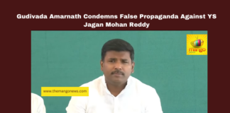Gudivada Amarnath Condemns False Propaganda Against YS Jagan Mohan Reddy, YS Jagan Mohan Reddy, SECI power agreement, Gudivada Amarnath, false propaganda, Andhra Pradesh politics, Chandrababu Naidu, power tariff reduction, SECI deal benefits, coalition government failures, industrialist meetings, Andhra Pradesh, AP Live Updates, Live Updates, Breaking News, Headlines, Live News, Mango News