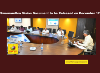 Swarnandhra Vision Document to be Released on December 12, Swarnandhra Vision, Andhra Pradesh, Vision Document 2047, Chandrababu Naidu, state development, poverty-free society, water conservation, skill development, farming technology, sustainable growth, NITI Aayog, Andhra Pradesh, AP Live Updates, Live Updates, Breaking News, Headlines, Live News, Mango News