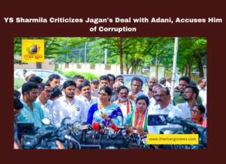 YS Sharmila Criticizes Jagan's Deal with Adani, Accuses Him of Corruption, YS Sharmila, Jagan Mohan Reddy, Adani deal, corruption, Andhra Pradesh, electricity deal, political criticism, Gangavaram Port, American investigation, political accountability, AP Congress, Andhra Pradesh, AP Live Updates, Live Updates, Breaking News, Headlines, Live News, Mango News