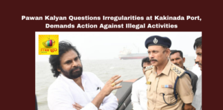 Pawan Kalyan Questions Irregularities at Kakinada Port, Demands Action Against Illegal Activities, Pawan Kalyan Questions Irregularities at Kakinada Port, Demands Action Against Illegal Activities, Andhra Pradesh, AP Live Updates, Live Updates, Breaking News, Headlines, Live News, Mango News