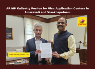 AP MP Kalisetty Pushes for Visa Application Centers in Amaravati and Visakhapatnam, Andhra Pradesh visa centers, Amaravati, Visakhapatnam, S. Jaishankar, Kalishetty Appalanaidu, Indian students abroad, AP professionals, Gulf workers, Andhra Pradesh news, Amaravati development, Visakhapatnam development, Andhra Pradesh, AP Live Updates, Live Updates, Breaking News, Headlines, Live News, Mango News