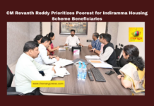 CM Revanth Reddy Prioritizes Poorest for Indiramma Housing Scheme Beneficiaries, Indiramma Housing Scheme, CM Revanth Reddy, Telangana housing projects, poorest beneficiaries Telangana, tribal housing quota Telangana, ITDA housing development, Indiramma mobile app, Telangana housing review meeting, Ponguleti Srinivasa Reddy, Telangana welfare schemes, Telangana, TS Live Updates, TS Political News, Political News, Mango News