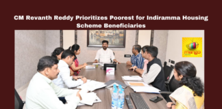CM Revanth Reddy Prioritizes Poorest for Indiramma Housing Scheme Beneficiaries, Indiramma Housing Scheme, CM Revanth Reddy, Telangana housing projects, poorest beneficiaries Telangana, tribal housing quota Telangana, ITDA housing development, Indiramma mobile app, Telangana housing review meeting, Ponguleti Srinivasa Reddy, Telangana welfare schemes, Telangana, TS Live Updates, TS Political News, Political News, Mango News