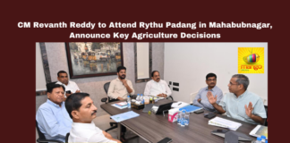 CM Revanth Reddy to Attend Rythu Padang in Mahabubnagar, Announce Key Agriculture Decisions, Rythu Padang, CM Revanth Reddy, Telangana agriculture, loan waiver scheme, Tummala Nageswara Rao, Mahabubnagar farmers, rice farmers, crop loan waiver, farmers' festival, Telangana government, Telangana, TS Live Updates, TS Political News, Political News, Mango News