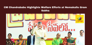 CM Chandrababu Highlights Welfare Efforts at Nemakallu Gram Sabha, Andhra Pradesh pensions, CM Chandrababu welfare, Anantapur development, Rayadurgam projects, Rayalaseema welfare, Nemakallu Gram Sabha, Andhra Pradesh labor benefits, Chandrababu Naidu speeches, pensions in Andhra Pradesh, AP welfare schemes, Andhra Pradesh, AP Live Updates, Live Updates, Breaking News, Headlines, Live News, Mango News