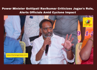 Power Minister Gottipati Ravikumar Criticizes Jagan's Rule, Alerts Officials Amid Cyclone Impact, Andhra Pradesh politics, Gottipati Ravikumar, Jagan Mohan Reddy criticism, AP power sector issues, cyclone preparedness, Andhra Pradesh cyclone update, power disruptions AP, Nellore cyclone updates, Chittoor cyclone forecast, AP power minister news, Andhra Pradesh, AP Live Updates, Live Updates, Breaking News, Headlines, Live News, Mango News