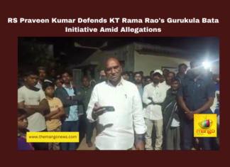 RS Praveen Kumar Defends KT Rama Rao's Gurukula Bata Initiative Amid Allegations, RS Praveen Kumar, KT Rama Rao, Gurukula Bata, Konda Surekha, Telangana politics, BRS, student welfare, Gurukula institutions, education issues, Telangana Bhavan, CBI investigation, Telangana, TS Live Updates, TS Political News, Political News, Mango News