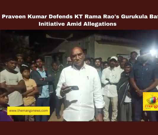 RS Praveen Kumar Defends KT Rama Rao's Gurukula Bata Initiative Amid Allegations, RS Praveen Kumar, KT Rama Rao, Gurukula Bata, Konda Surekha, Telangana politics, BRS, student welfare, Gurukula institutions, education issues, Telangana Bhavan, CBI investigation, Telangana, TS Live Updates, TS Political News, Political News, Mango News