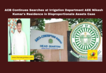 ACB Continues Searches at Irrigation Department AEE Nikesh Kumar's Residence in Disproportionate Assets Case, ACB, Irrigation Department, Nikesh Kumar, disproportionate assets, Hyderabad, corruption investigation, government officer assets, gold seizure, agricultural lands, AEE, Anti-Corruption Bureau, Telangana, TS Live Updates, TS Political News, Political News, Mango News