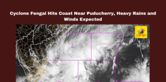 Cyclone Fengal Hits Coast Near Puducherry, Heavy Rains and Winds Expected, Cyclone Fengal, Puducherry, Tamil Nadu, IMD, heavy rains, flash floods, Tirupati, Kadapa, Nellore, Prakasam, South Coastal Andhra, Rayalaseema, weather alert, disaster management, Live Updates, Breaking News, Headlines, Live News, Mango News