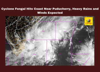 Cyclone Fengal Hits Coast Near Puducherry, Heavy Rains and Winds Expected, Cyclone Fengal, Puducherry, Tamil Nadu, IMD, heavy rains, flash floods, Tirupati, Kadapa, Nellore, Prakasam, South Coastal Andhra, Rayalaseema, weather alert, disaster management, Live Updates, Breaking News, Headlines, Live News, Mango News