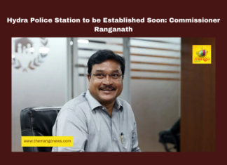 Hydra Police Station to be Established Soon: Commissioner Ranganath, Hydra Police Station, Hyderabad encroachments, Commissioner Ranganath, Lotus Pond conservation, land protection Hyderabad, illegal structures Hyderabad, environmental restoration Hyderabad, government land encroachments, HYDRA complaints, biodiversity protection Hyderabad, Telangana, TS Live Updates, TS Political News, Political News, Mango News