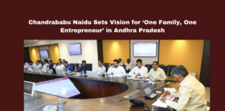 Chandrababu Naidu Sets Vision for ‘One Family, One Entrepreneur’ in Andhra Pradesh, one family one entrepreneur, Chandrababu Naidu plans, Andhra Pradesh welfare schemes, P-4 projects, Amaravati development, poverty alleviation, Andhra Pradesh solar power, Andhra Pradesh birth rate concerns, corporate philanthropy, NRI contributions, Andhra Pradesh, AP Live Updates, Live Updates, Breaking News, Headlines, Live News, Mango News