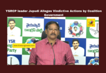 YSRCP leader Jupudi Alleges Vindictive Actions by Coalition Government, YSRCP accusations, SC ST power disconnections, Andhra Pradesh politics, Jupudi Prabhakar Rao, inflated power bills, coalition government, data tracking allegations, fee reimbursement delay, education in Andhra Pradesh, political vendetta accusations, Andhra Pradesh, AP Live Updates, Live Updates, Breaking News, Headlines, Live News, Mango News