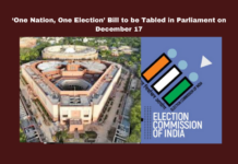 One Nation, One Election Bill to be Tabled in Parliament on December 17,129th Constitutional Amendment,BJP Chairman JPC,Joint Parliamentary Committee,Lok Sabha Elections,One Nation One Election,Ram Nath Kovind Committee,Simultaneous Polls,State Assembly Elections,Union Law Minister,Winter Session Bills,Mango News,Parliament,Parliament Live,Parliament Sessions,One Nation One Election Bill,Lok Sabha,One Nation One Election Bill News,One Nation One Election Bill In Parliament,One Nation One Election Committee,One Nation One Election Bill To Be Tabled In Lok Sabha,One Nation One Election On Hold,New Delhi,Union Law Minister Arjunram Meghwal,Lok Sabha Speaker Om Birla,PM Modi,One Nation One Election Plan