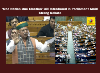 ‘One Nation-One Election’ Bill Introduced in Parliament Amid Strong Debate, One Nation One Election, Jamili elections, 129th Constitutional Amendment, simultaneous polls, Arjun Ram Meghwal, TDP supports Jamili Bill, Congress opposition, reforms, democracy and federalism, Joint Parliamentary Committee, Modi, BJP, India, National News, Internationational News, Mango News
