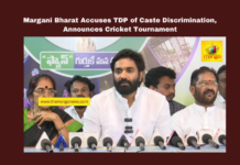Margani Bharat Accuses TDP of Caste Discrimination, Announces Cricket Tournament,Margani Bharat Accuses TDP of Caste Discrimination, Announces Cricket Tournament, Margani Bharat, TDP caste discrimination, Nuzividu incident, YSRCP cricket tournament, BC SC ST leaders, Andhra Pradesh politics, Jagan Mohan Reddy birthday, community engagement, Telugu Desam Party, caste bias, Andhra Pradesh, AP Live Updates, Live Updates, Breaking News, Headlines, Live News, Mango News